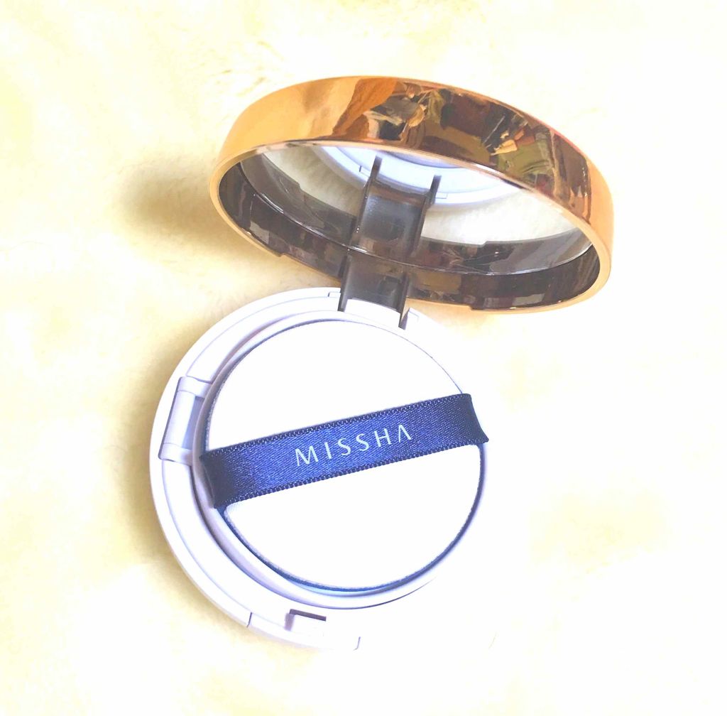 M クッション ファンデーション(モイスチャー)/MISSHA/クッションファンデーションを使ったクチコミ(2枚目)