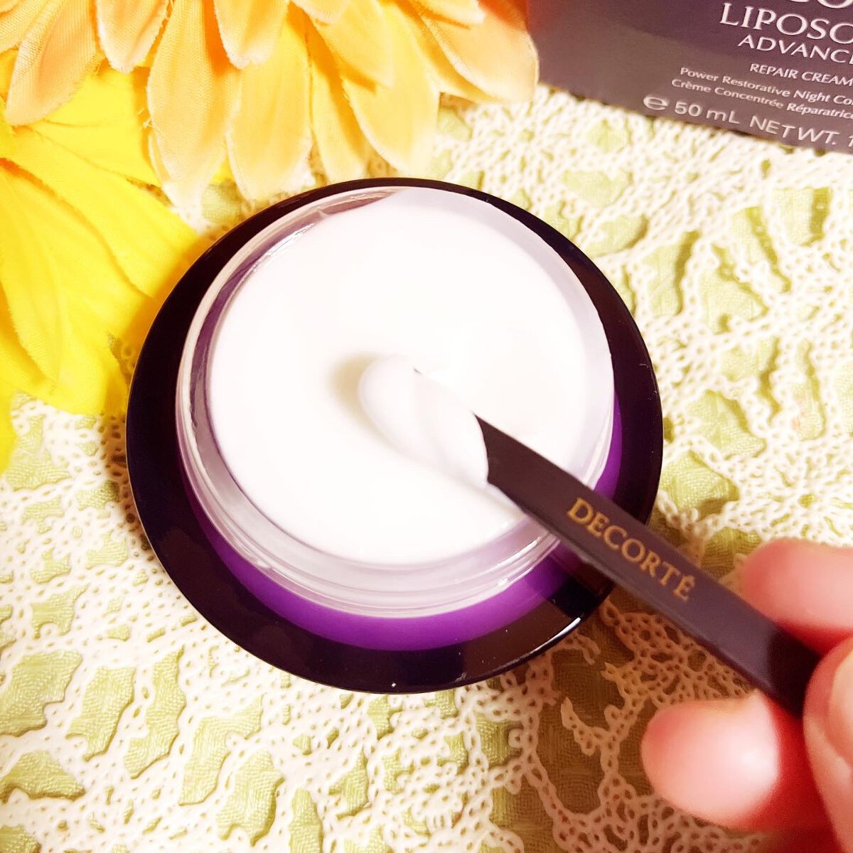 リポソーム アドバンスト リペアクリーム/DECORTÉ/フェイスクリームを使ったクチコミ(3枚目)