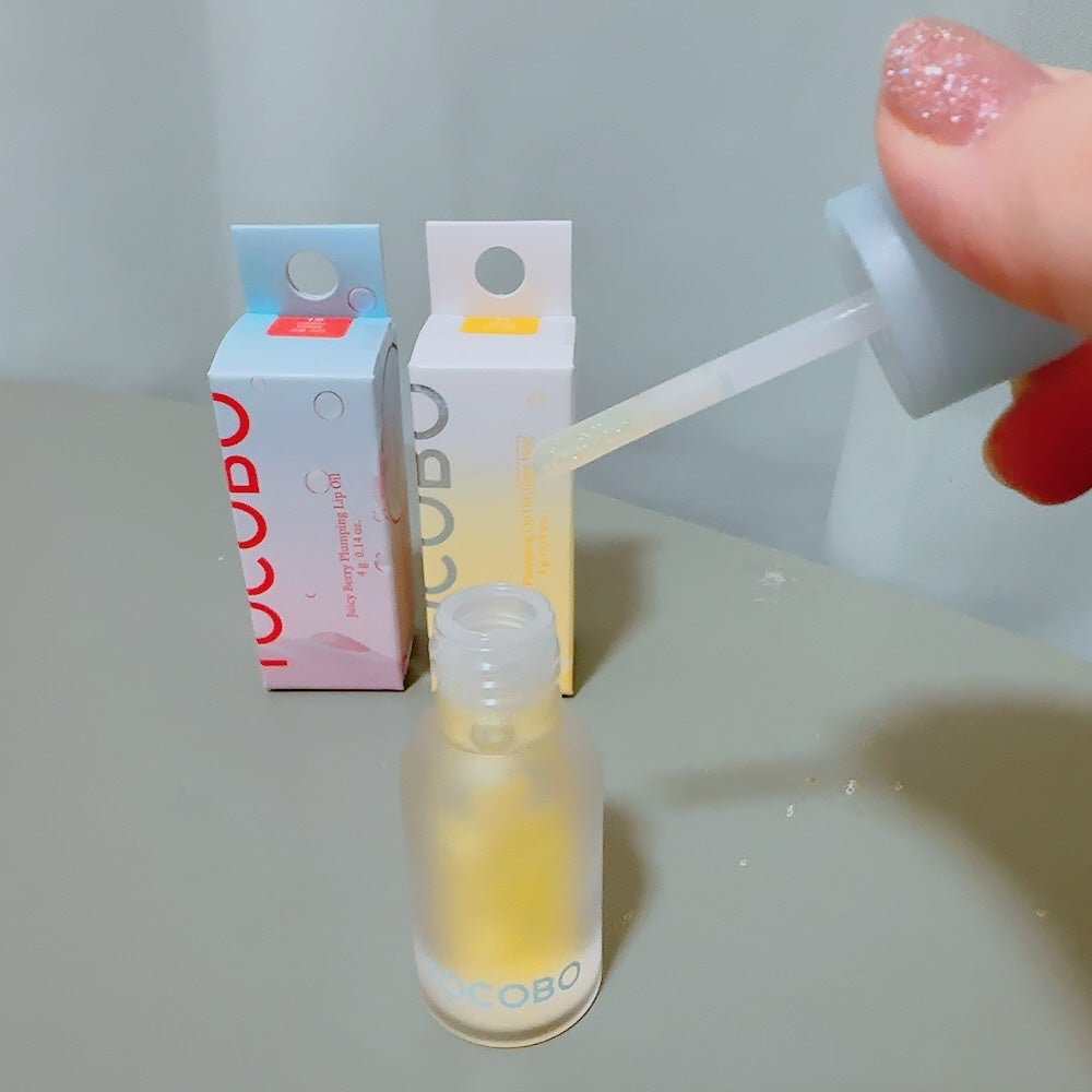 ジューシーベリープランピングリップオイル/TOCOBO/リップグロスを使ったクチコミ(3枚目)