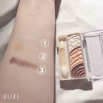 トーンアップアイシャドウ/CEZANNE/アイシャドウパレットを使ったクチコミ(2枚目)