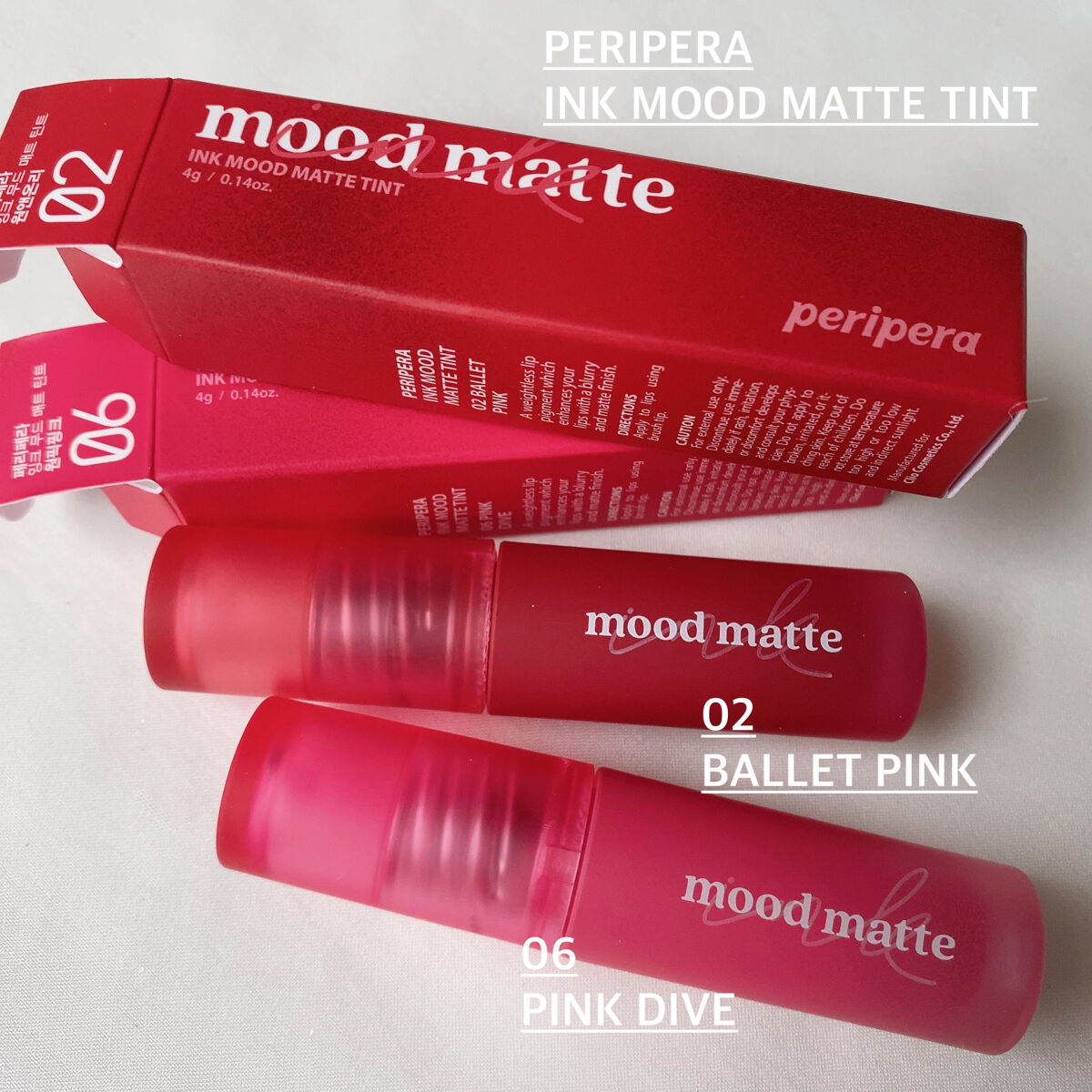 インク ムード マット ティント 02 ワン アンド オンリー/PERIPERA/リップティントを使ったクチコミ（1枚目）