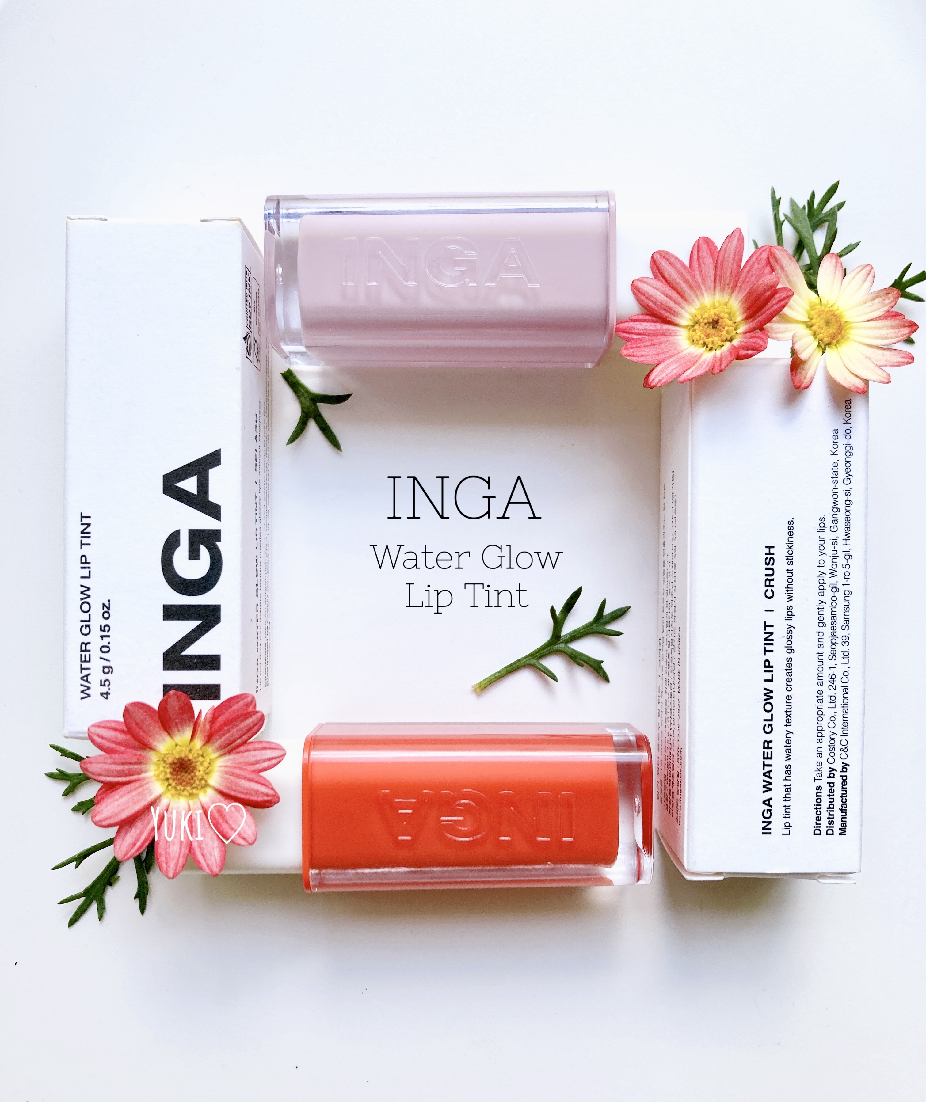 ウォーターグローリップティント/INGA/リップティントを使ったクチコミ（1枚目）