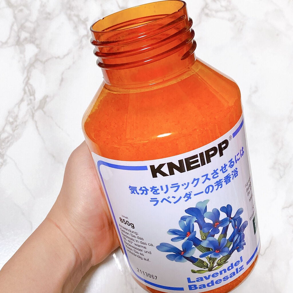 クナイプ バスソルト ラベンダーの香り/クナイプ/無機塩系入浴剤を使ったクチコミ(3枚目)