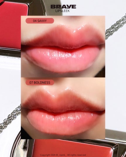 BRAYE LIPSLEEK/BRAYE/口紅を使ったクチコミ(4枚目)