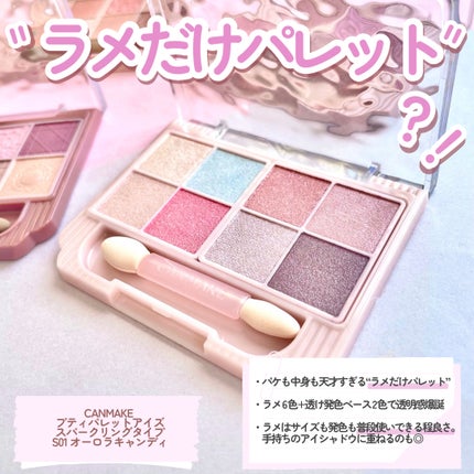 プティパレットアイズ/キャンメイク/パウダーアイシャドウを使ったクチコミ(3枚目)