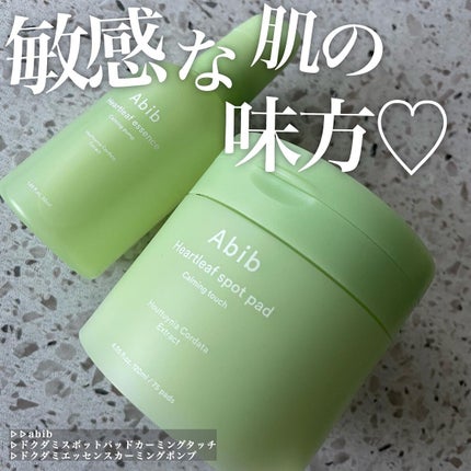 ドクダミカーミングタッチスポットパッド/Abib /トナーパッドを使ったクチコミ(1枚目)