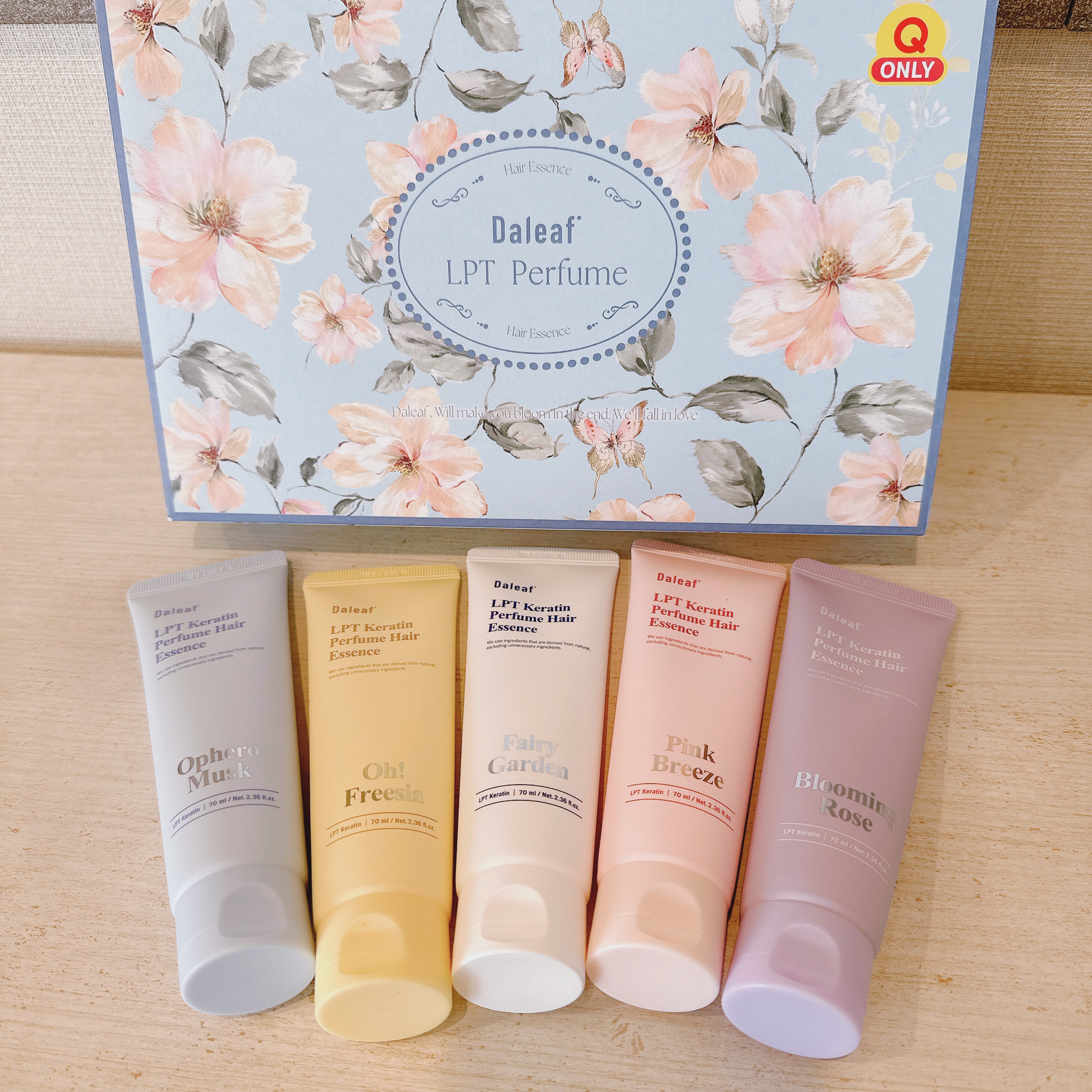 LPT Keratin パフュームヘアエッセンス Blooming Rose/Daleaf/ヘアミルクを使ったクチコミ（2枚目）