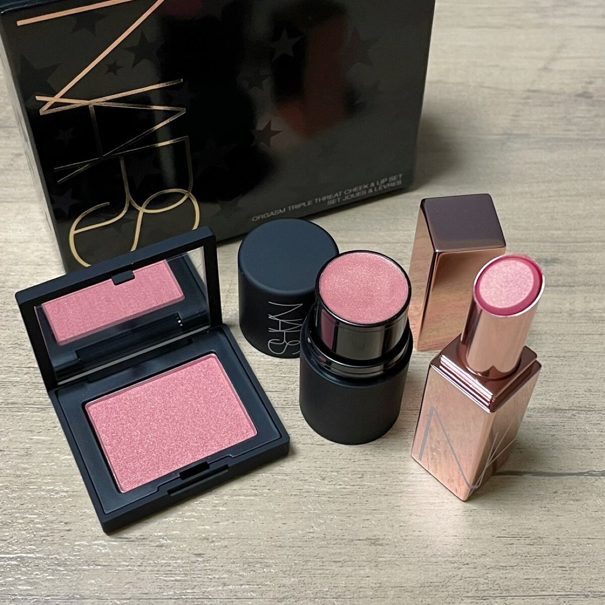 オーガズム トリプルスレット チーク&リップセット NARS