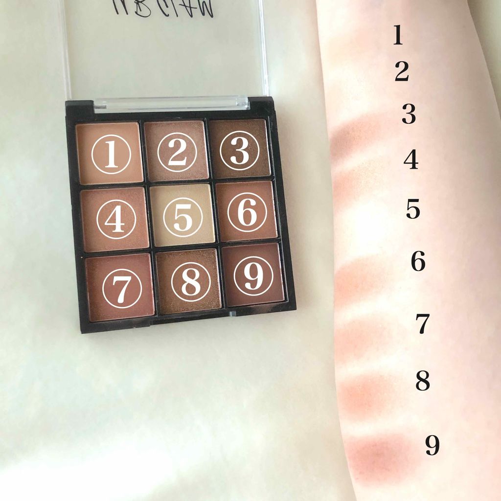 UR GLAM　BLOOMING EYE COLOR PALETTE/U R GLAM/アイシャドウパレットを使ったクチコミ（2枚目）