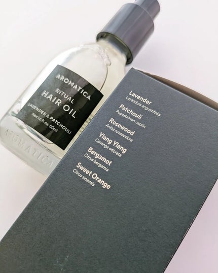 リチュアルヘアオイルジャスミン&ベチバー/AROMATICA/ヘアオイルを使ったクチコミ(3枚目)