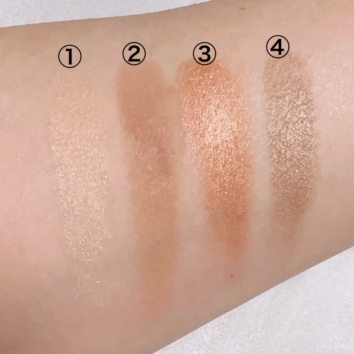 &. アイシャドウパレット/DAISO/アイシャドウパレットを使ったクチコミ（3枚目）