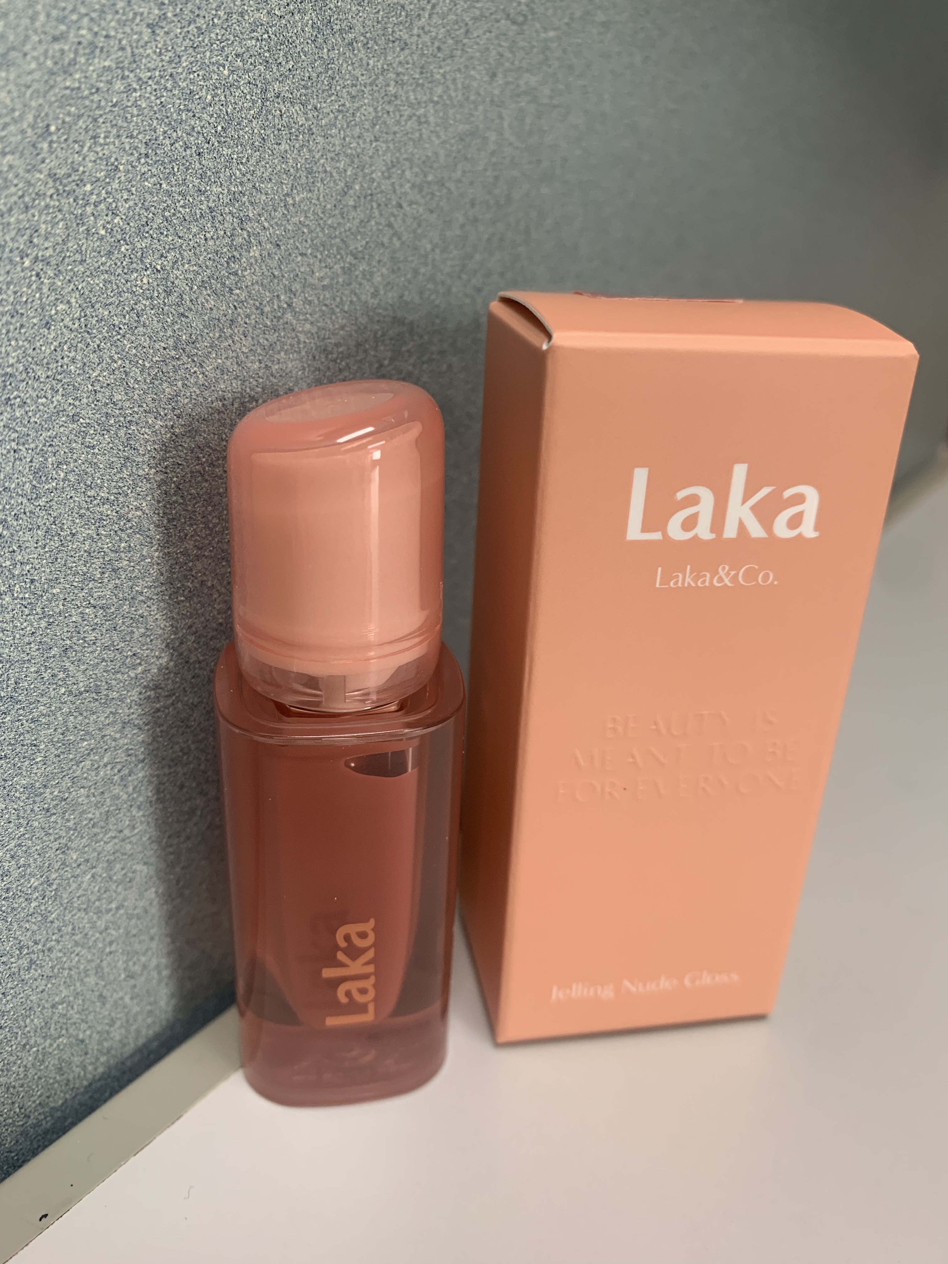 ジェリーイングヌードグロス/Laka/リップグロスを使ったクチコミ（1枚目）
