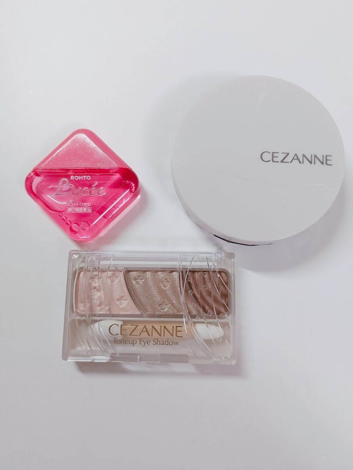 トーンアップアイシャドウ/CEZANNE/アイシャドウパレットを使ったクチコミ（1枚目）