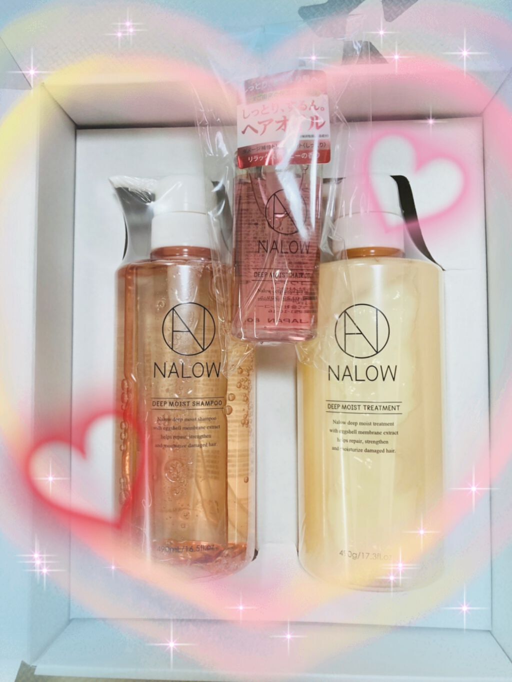 ディープモイスト シャンプー／トリートメント/NALOW/市販シャンプーを使ったクチコミ（1枚目）