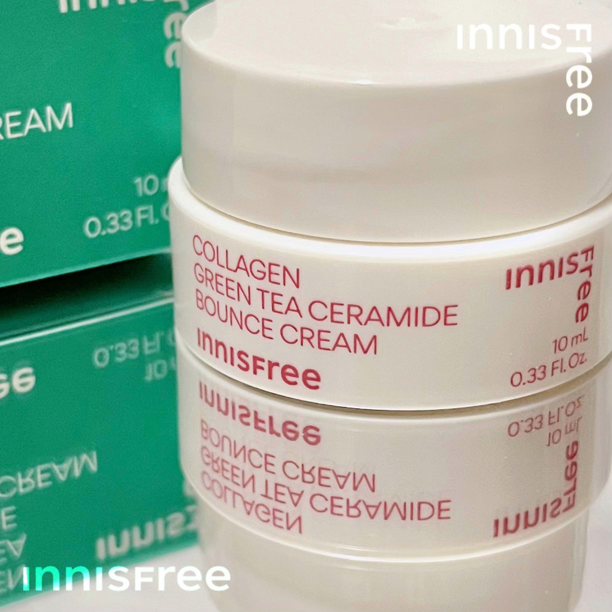 コラーゲン グリーンティー セラミド バウンス クリーム/innisfree/スキンケア・基礎化粧品を使ったクチコミ(1枚目)