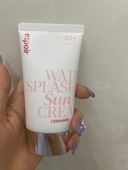 ウォータースプラッシュサンクリーム セラミド/espoir/日焼け止めクリームを使ったクチコミ(2枚目)