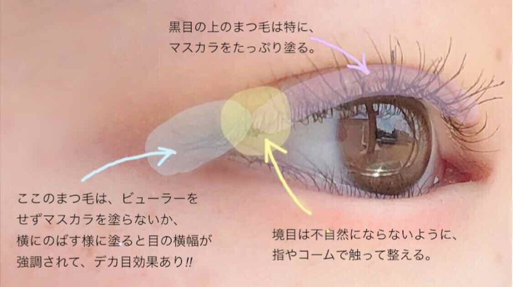 フレアリングカールマスカラ/キャンメイク/マスカラを使ったクチコミ(2枚目)
