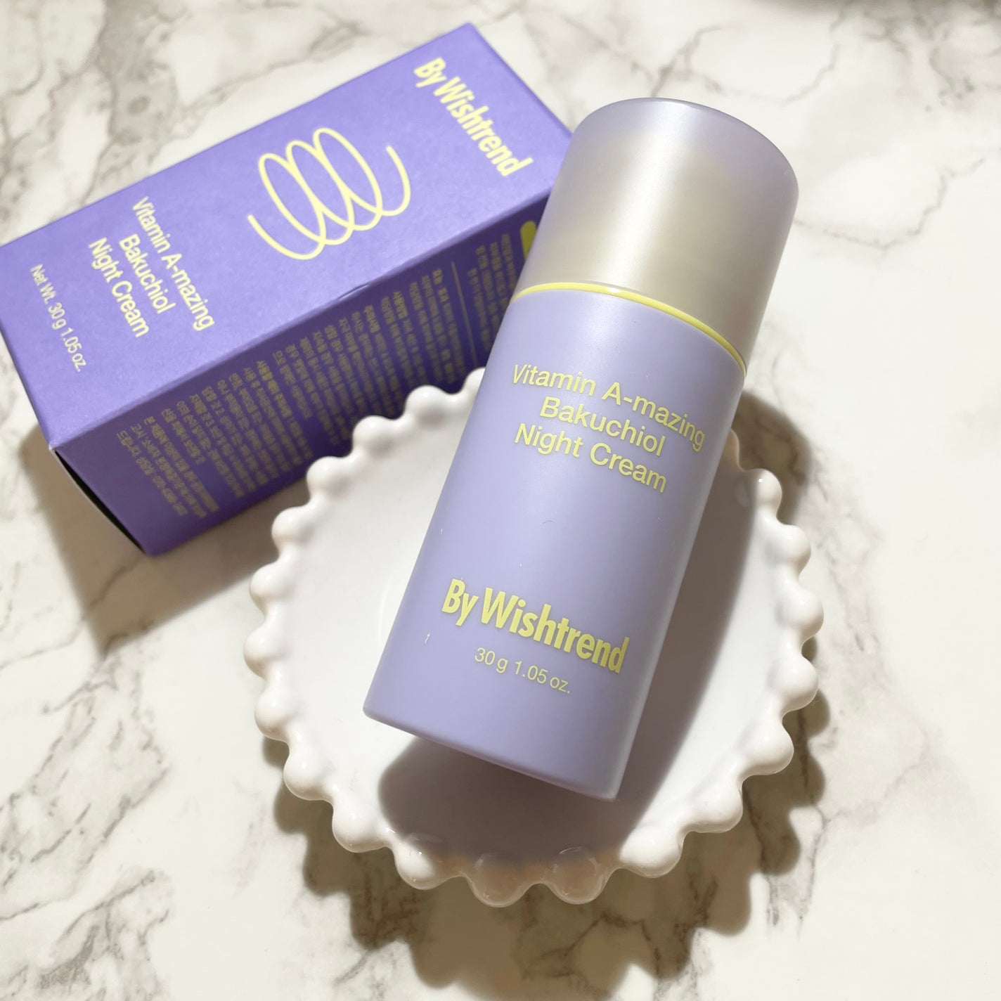 ビタミンA-mazingバクチオールナイトクリーム/By Wishtrend/フェイスクリームを使ったクチコミ(4枚目)