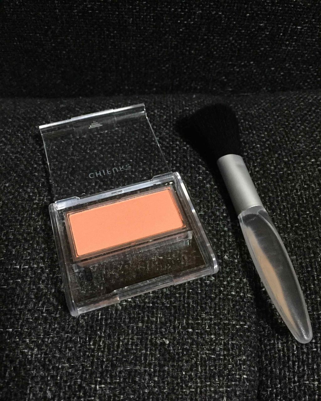 チーク カラー(ブラシ付)/ちふれ/パウダーチークを使ったクチコミ(2枚目)