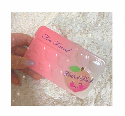 ティックルドピーチ ミニ アイシャドウ パレット/Too Faced/アイシャドウパレットを使ったクチコミ(1枚目)