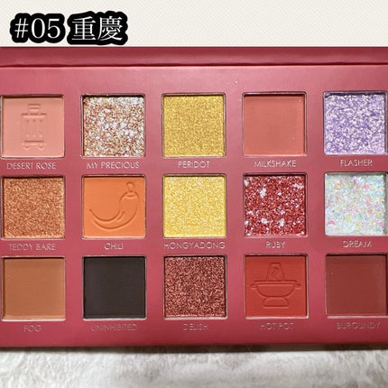 GO TRAVEL 15色アイシャドウパレット/FOCALLURE/アイシャドウパレットを使ったクチコミ(2枚目)