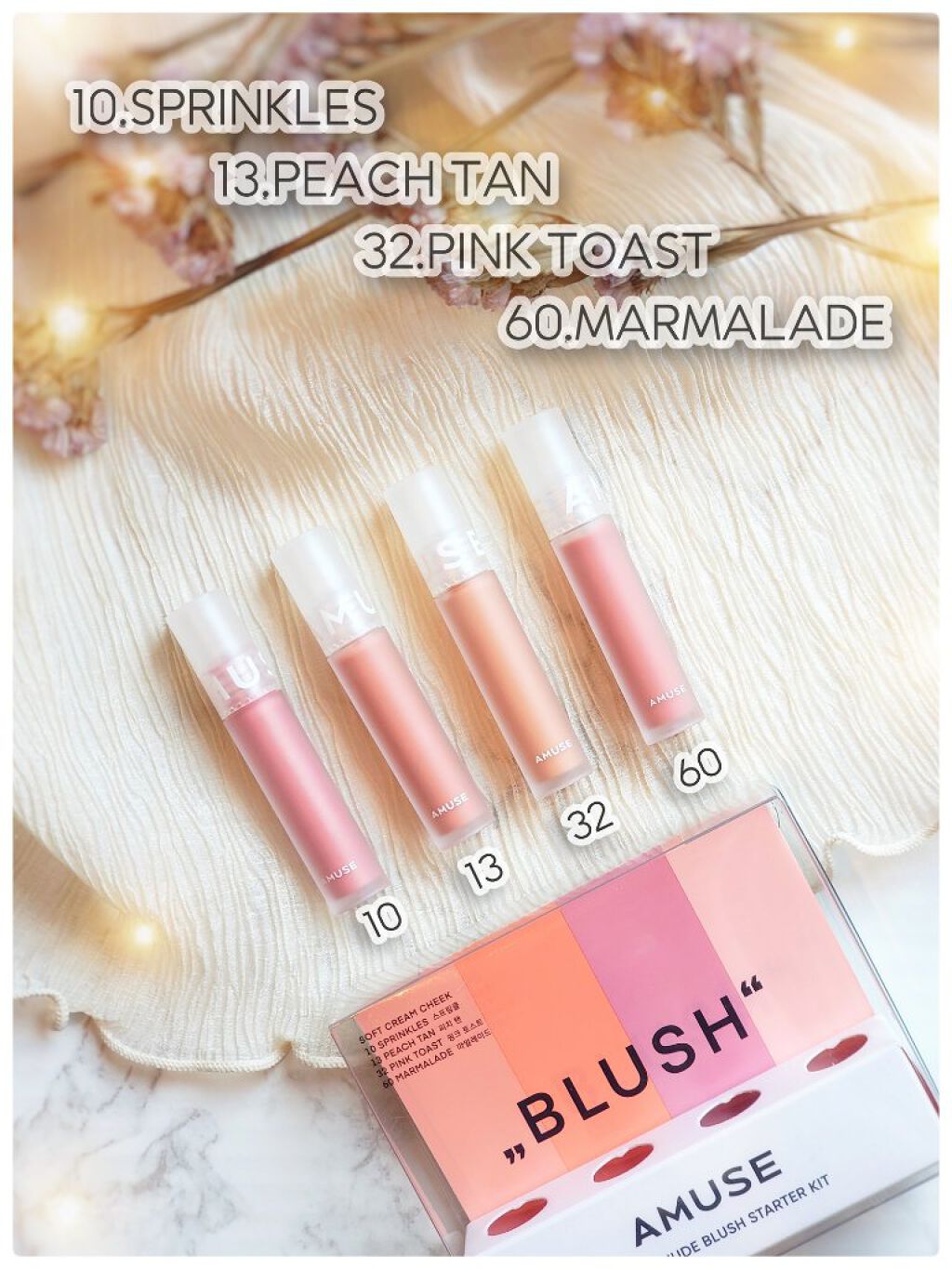 ミニブラッシュキット/AMUSE/リキッドチークを使ったクチコミ（2枚目）