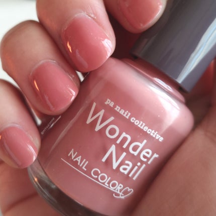 pa nail collective pa ワンダーネイル 2ステップセットのクチコミ「《初心者ネイル記録⑩》
#甘めデイリーネイル
時短ネイルにもおすすめ◎
ベースコート不要.....」(1枚目)