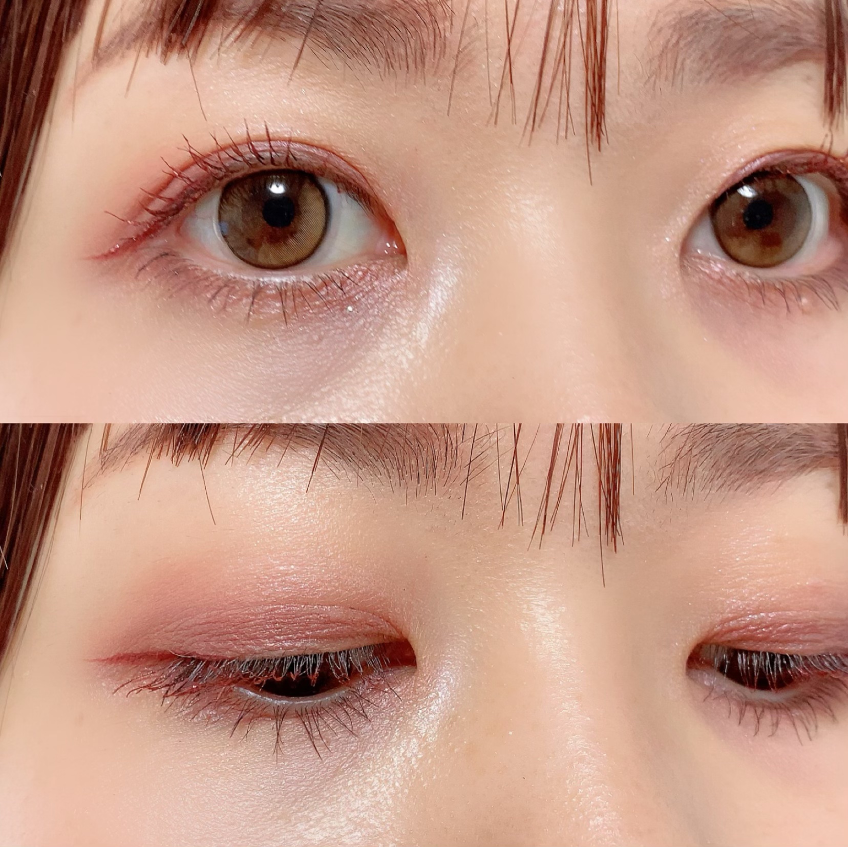 シャイニングラッシュマスカラ EX01 Glisten Berry/LUNASOL/マスカラを使ったクチコミ（3枚目）