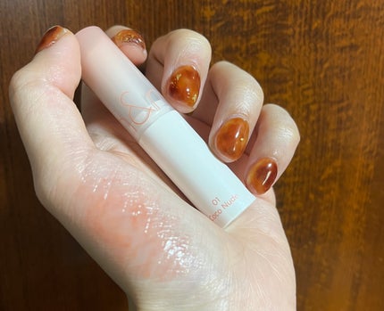 グラスティングメルティングバーム/rom&nd/リップバームを使ったクチコミ(4枚目)