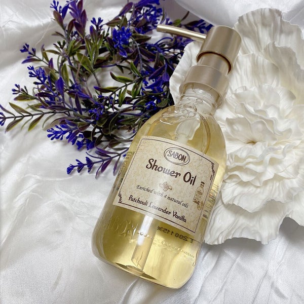 シャワーオイル パチュリ・ラベンダー・バニラ/SABON/ボディソープ by かぽ
