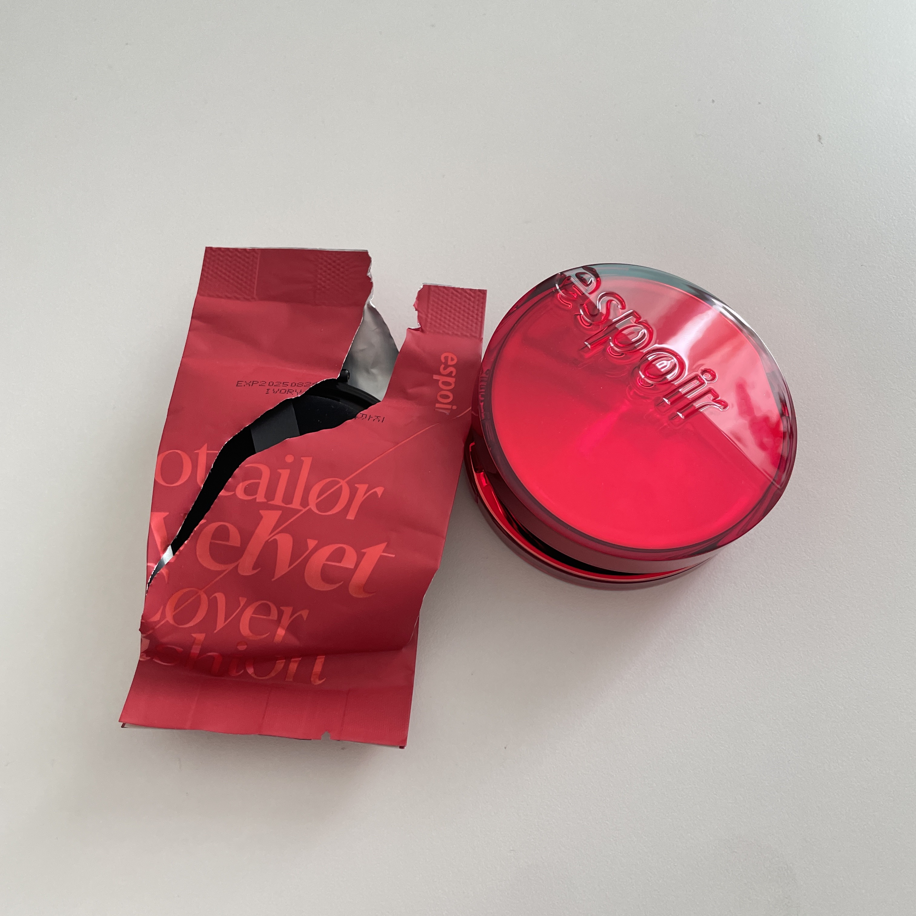 プロテーラービーベルベットカバークッション/espoir/クッションファンデーションを使ったクチコミ（2枚目）