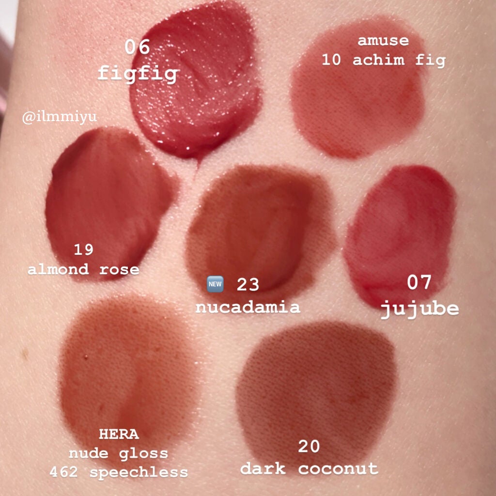 ジューシーラスティングティント/rom&nd/リップティントを使ったクチコミ(7枚目)