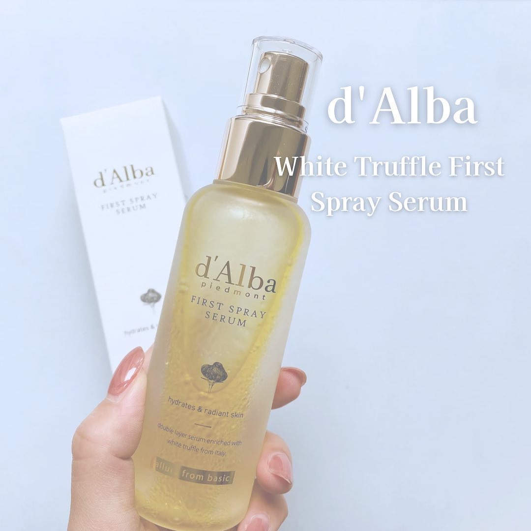ダルバ ホワイトトリュフファーストスプレーセラム/ダルバ/ミスト状化粧水を使ったクチコミ（1枚目）
