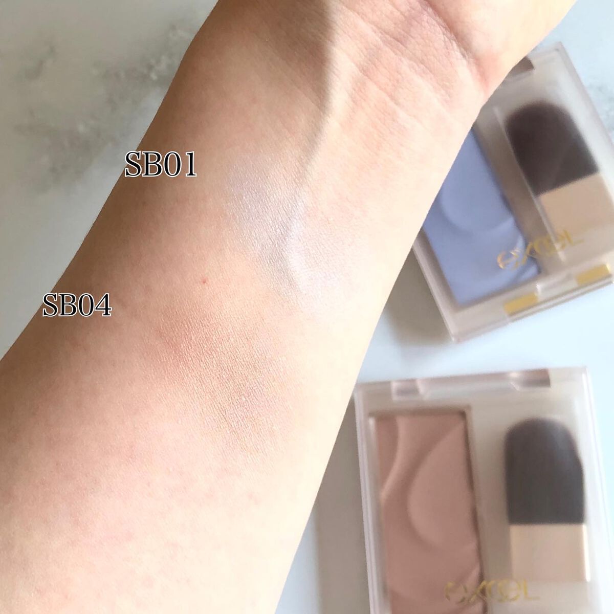 シームレストーン ブラッシュ/excel/パウダーチークを使ったクチコミ(2枚目)