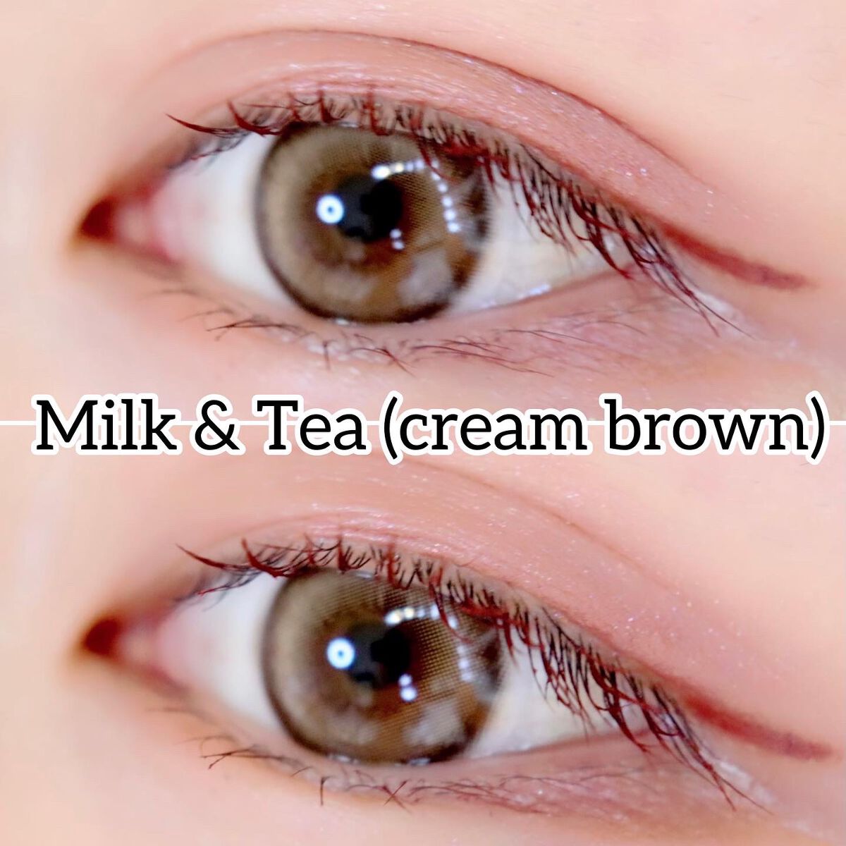 chuuLENS Milk&Tea 1day/chuu LENS/ワンデー(1DAY)カラコンを使ったクチコミ(4枚目)