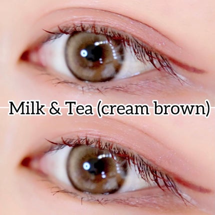 chuuLENS Milk&Tea 1day/chuu LENS/ワンデー(1DAY)カラコンを使ったクチコミ(4枚目)