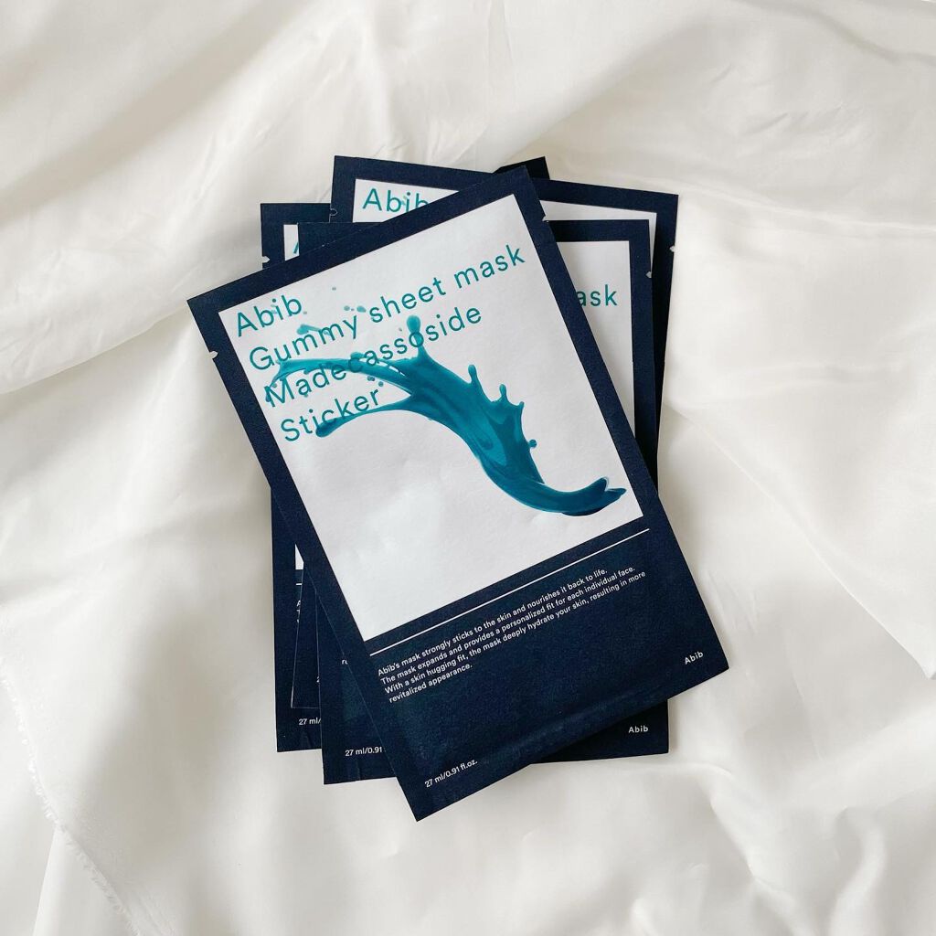 .
Abib Gummy sticker mask madecassoside 
"超密着集中パックケア"🧖‍♀️🤍

韓国の自然派スキンケアブランド
Abib のマスクシートをご紹介します🌿

敏感な肌を外部の刺激から保護＆鎮静効果