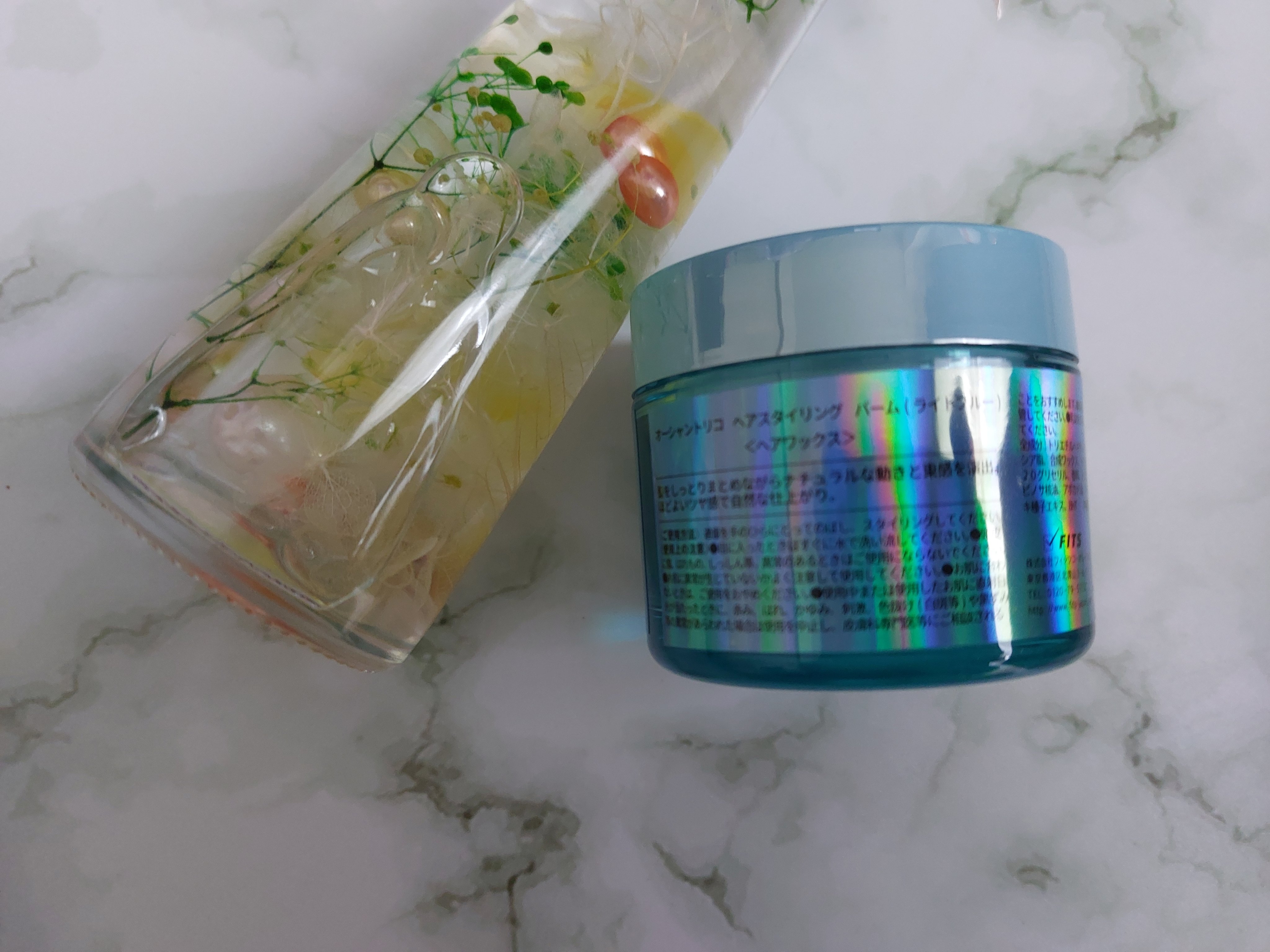 オーシャントリコ ヘアスタイリング バーム ライトブルー/OCEAN TRICO/ヘアバームを使ったクチコミ（2枚目）