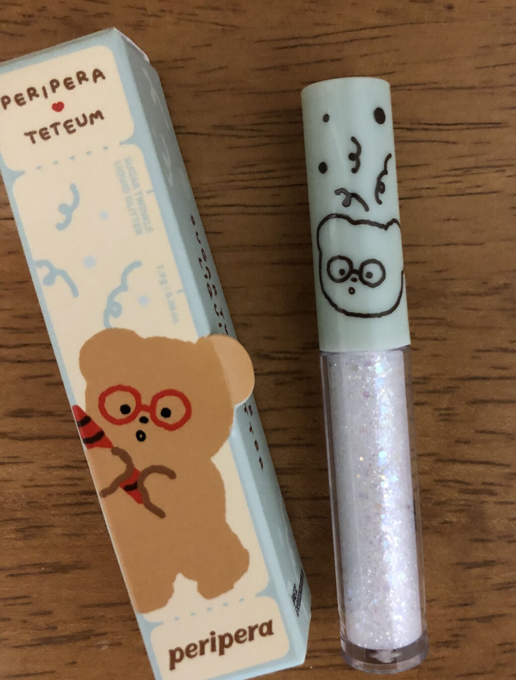 シュガー トゥインクル リキッド グリッター/PERIPERA/グリッターを使ったクチコミ（1枚目）