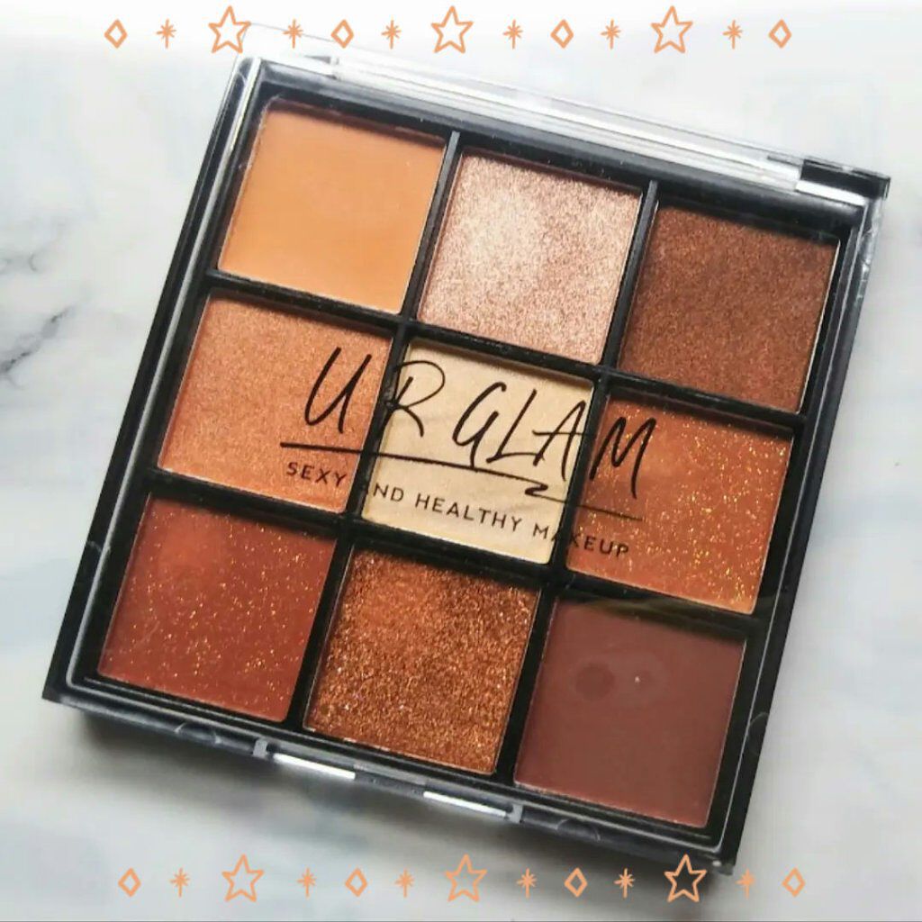 UR GLAM　BLOOMING EYE COLOR PALETTE/U R GLAM/アイシャドウパレットを使ったクチコミ（1枚目）