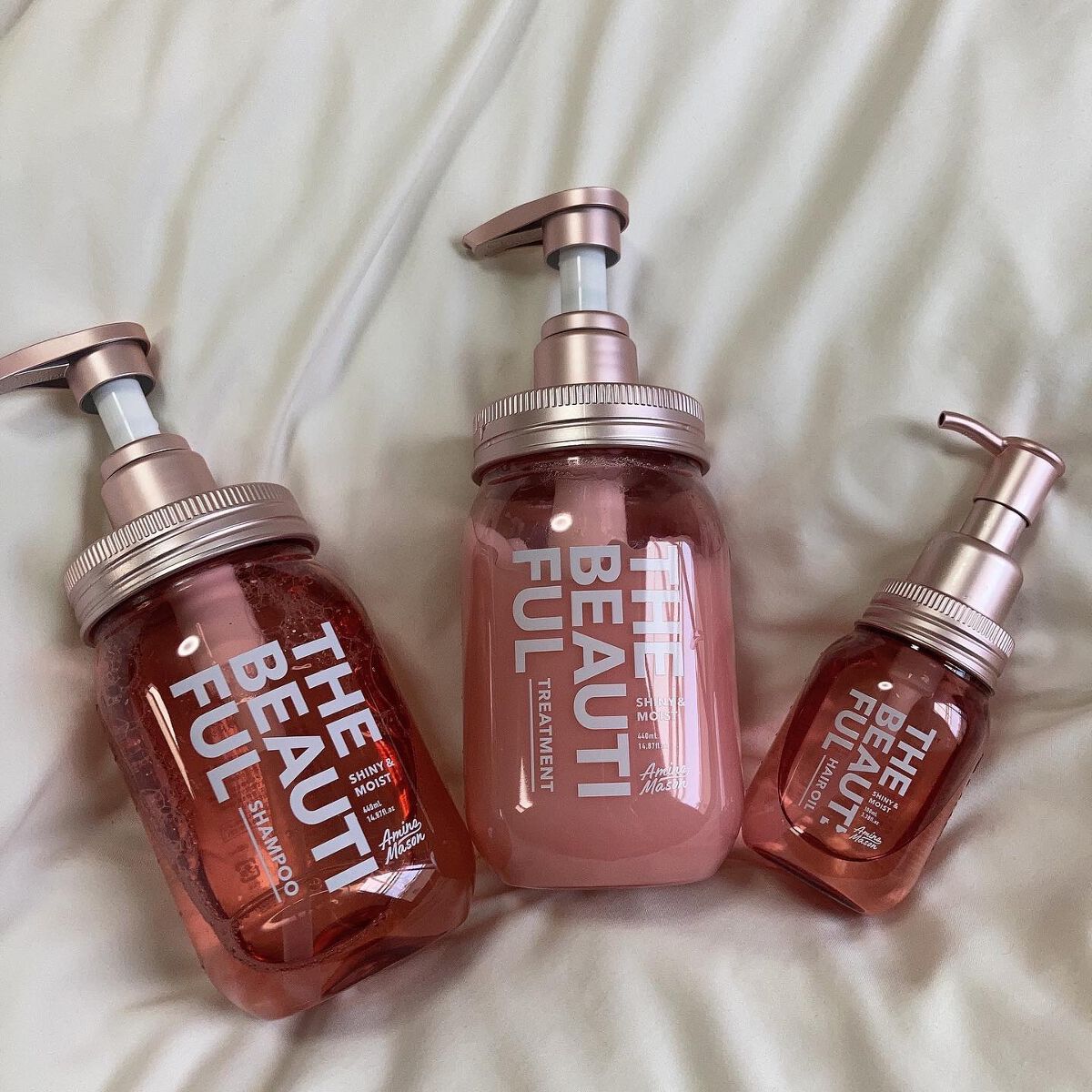 アミノメイソン シャイニー&モイスト ヘアオイル/アミノメイソン/ヘアオイルを使ったクチコミ(5枚目)