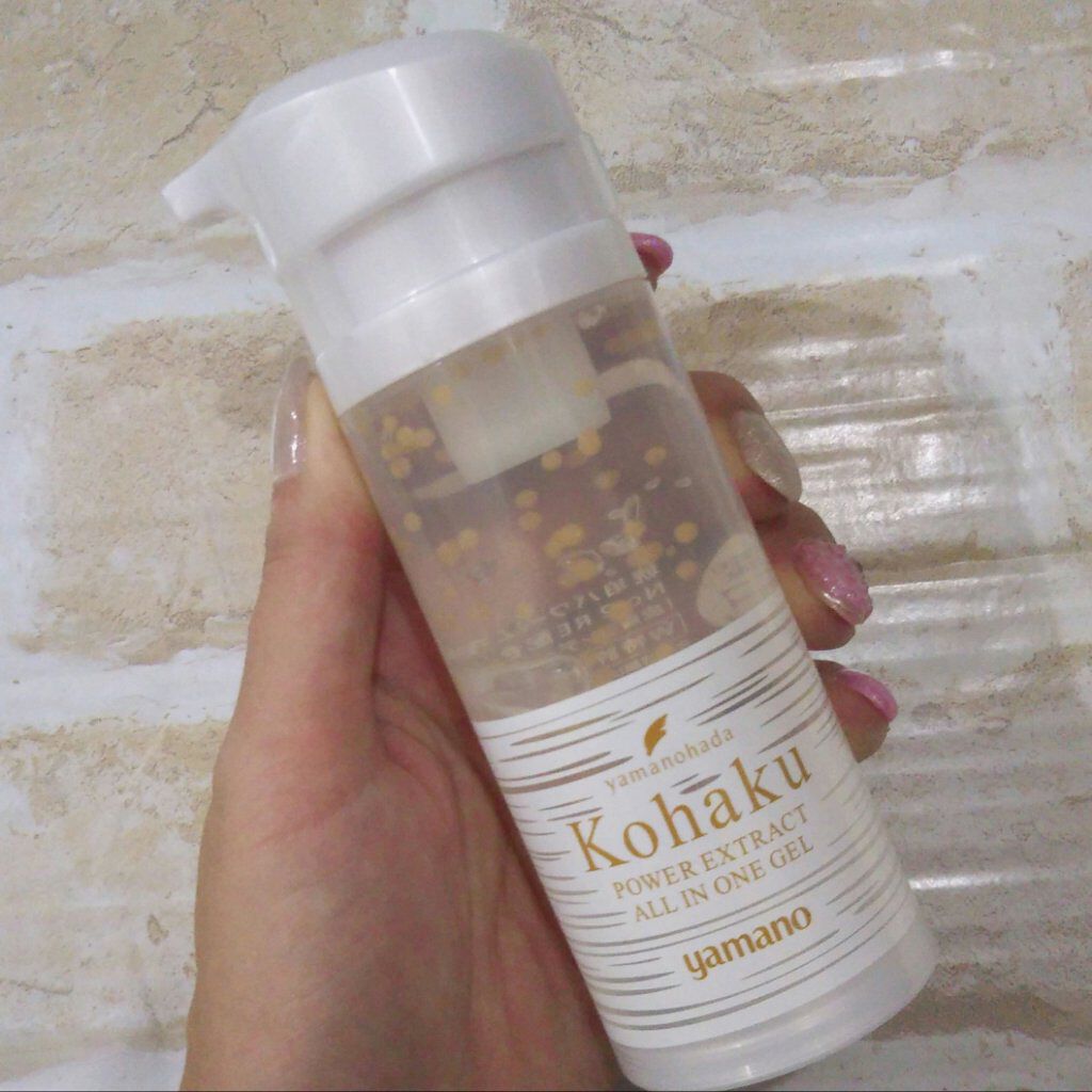 琥珀パワーエキスオールインワンジェル/ヤマノ肌/オールインワン化粧品を使ったクチコミ（1枚目）