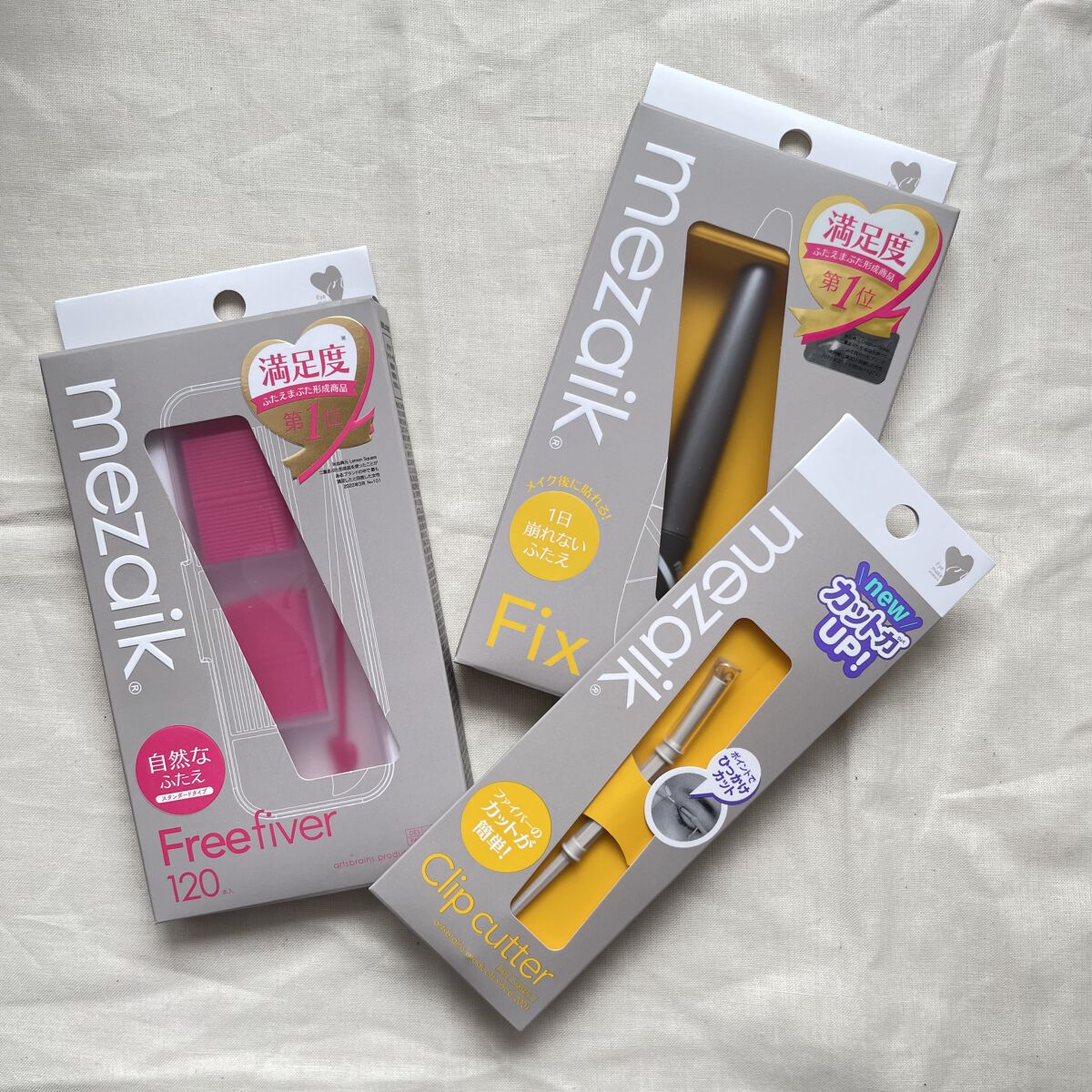 メザイク フリーファイバー120 スタンダードタイプ /メザイク/二重まぶた用アイテムを使ったクチコミ（1枚目）