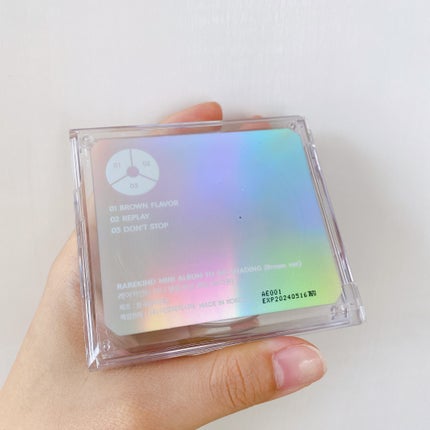 RAREKIND MINI ALBUM TO GO SHADINGのクチコミ「\RAREKIND MINI ALBUM TO GO SHADING/
BROWN ver
.....」(3枚目)