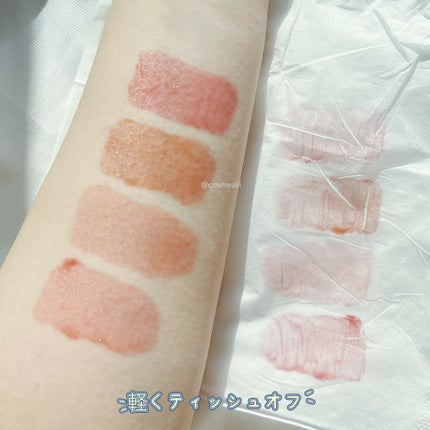 ジェルフィットティント/AMUSE/リップティントを使ったクチコミ(6枚目)