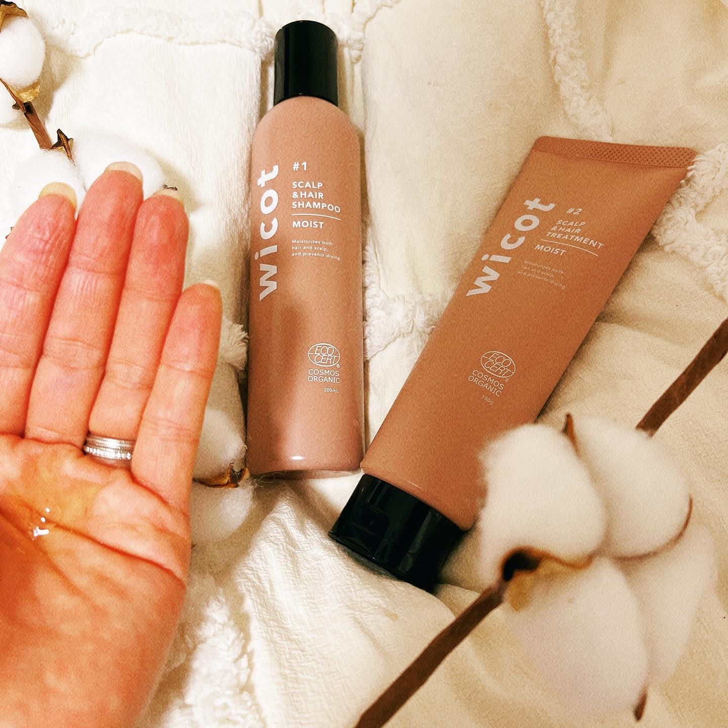 スカルプ＆ヘア シャンプー/トリートメント モイスト/wicot/市販シャンプーを使ったクチコミ（2枚目）