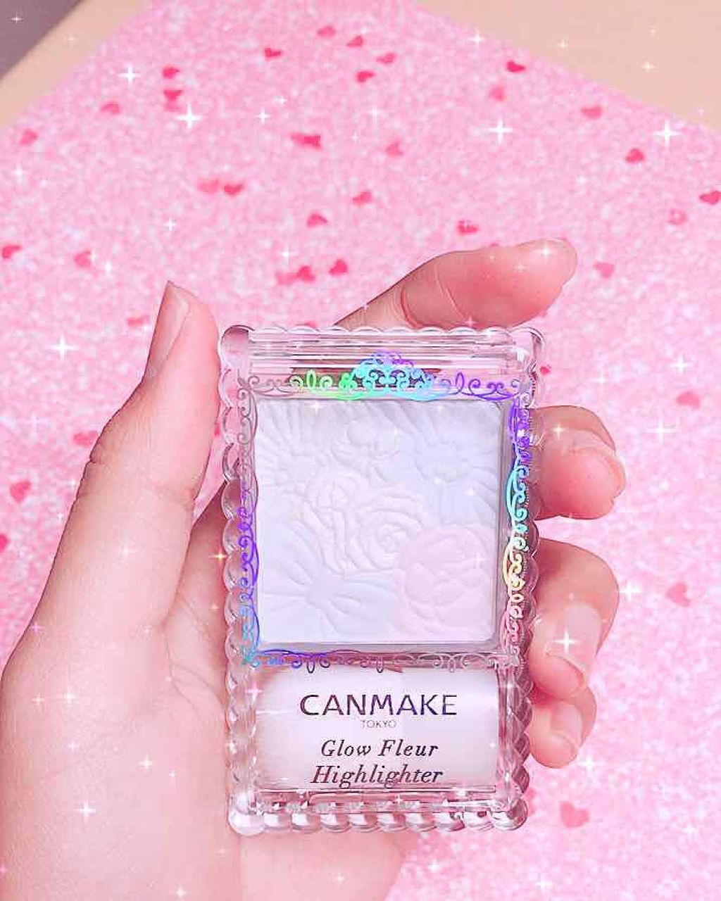 グロウフルールハイライター/キャンメイク/パウダーハイライトを使ったクチコミ(1枚目)