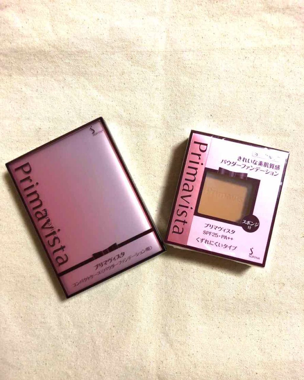 くずれにくい きれいな素肌質感パウダーファンデーション/プリマヴィスタ/パウダーファンデーションを使ったクチコミ（1枚目）