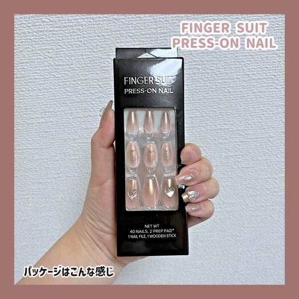 ネイルチップ(シールタイプ)/FINGER SUIT/ネイルチップ・パーツを使ったクチコミ(3枚目)