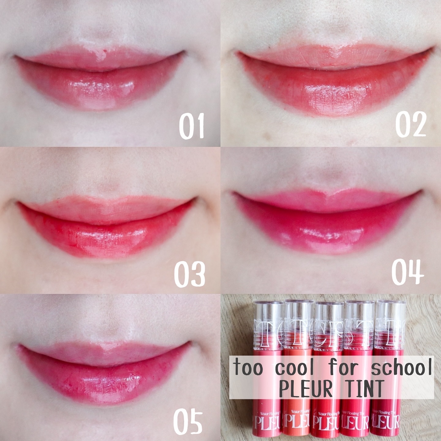 プリュールティント #1 ドリズル/too cool for school/リップティントを使ったクチコミ（1枚目）